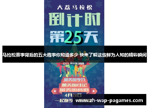 马拉松赛事背后的五大趣事你知道多少 快来了解这些鲜为人知的精彩瞬间
